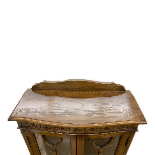 キャビネット アンティーク調 138 ブラウン