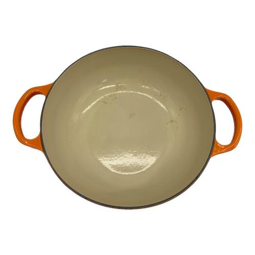 LE CREUSET (ルクルーゼ) ビュッフェ・キャセロール 22cm SIZE 22cm オレンジ