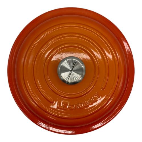 LE CREUSET (ルクルーゼ) ビュッフェ・キャセロール 22cm SIZE 22cm オレンジ