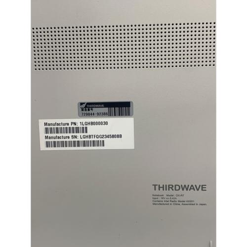 Third Wave (サードウエーブ) ノートパソコン DX-R7