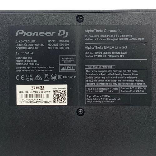 Pioneer (パイオニア) スマートDJコントローラ DDJ-200