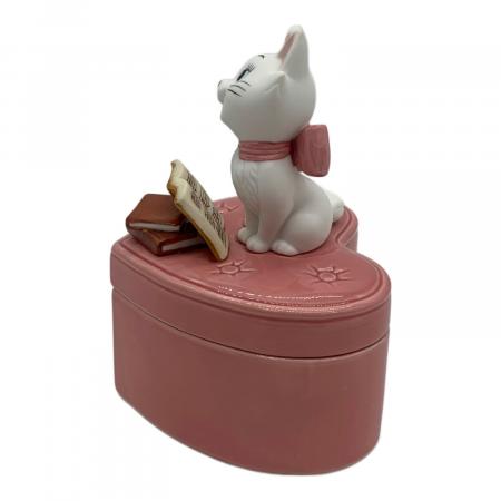 ディズニー　マリー　ジュエリーケース　置き物　小物入れ　おしゃれキャット DISNEY (ディズニー) ハート型小物入れ おしゃれキャットマリーちゃん