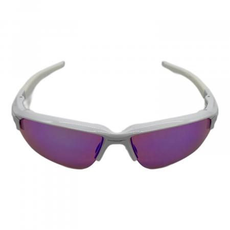 Oakley スポーツサングラス ホワイト/グレー オークリー(OAKLEY) サングラス ミラーレンズ ハーフジャケット2.0