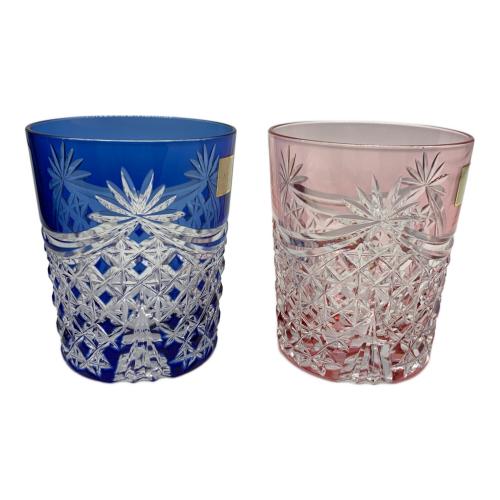 KAGAMI (カガミ) 切子ペアロックグラス