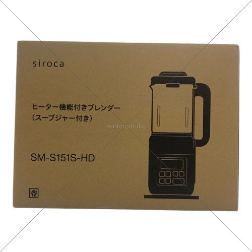 siroca (シロカ) ヒーター機能付ブレンダー SM-S151S-HD