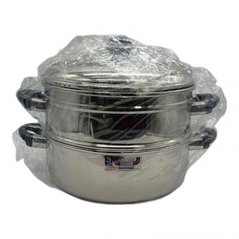 NIYACO 3層鋼鍋 OJ-19-1S シルバー