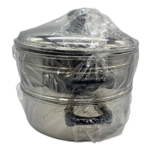 NIYACO 3層鋼鍋 OJ-19-1S シルバー