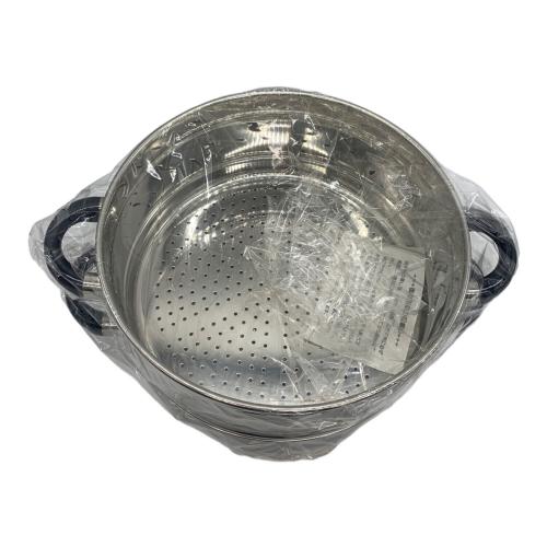 NIYACO 3層鋼鍋 OJ-19-1S シルバー