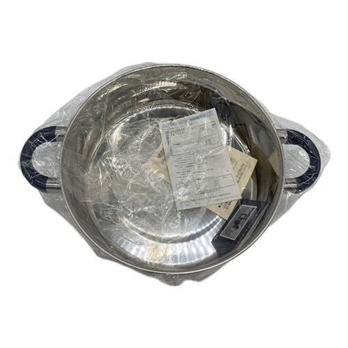 NIYACO 3層鋼鍋 OJ-19-1S シルバー