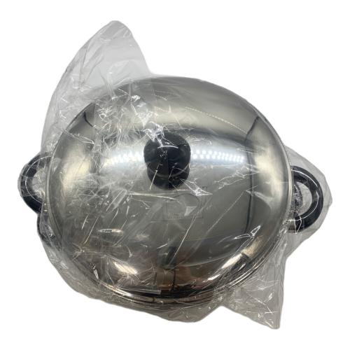 NIYACO 3層鋼鍋 OJ-19-1S シルバー