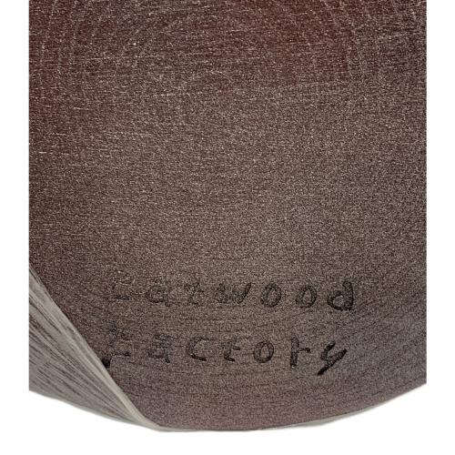 Fatwood Factory (ファットウッド ファクトリー) プラチナ撒き朱漆塗り薪割り台