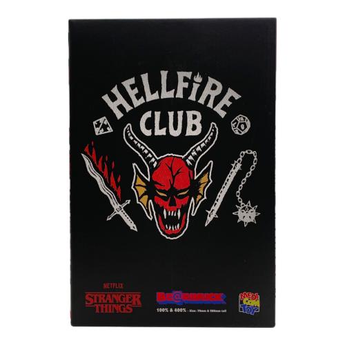 MEDICOM TOY (メディコムトイ) Stranger Things Hellfire Club 100％ & 400％ フィギュア