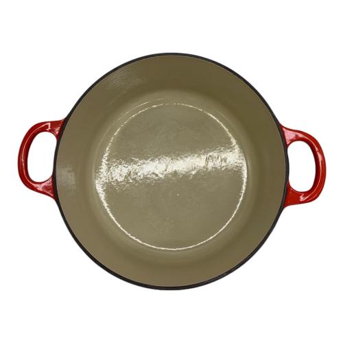 LE CREUSET (ルクルーゼ) 両手鍋 22cm レッド ココット・ロンド