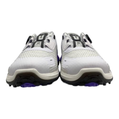 PUMA (プーマ) ゴルフシューズ 31021911 メンズ SIZE 27cm ホワイト×パープル