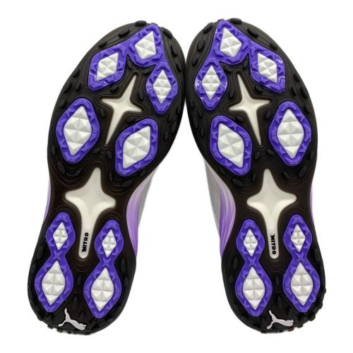 PUMA (プーマ) ゴルフシューズ 31021911 メンズ SIZE 27cm ホワイト×パープル