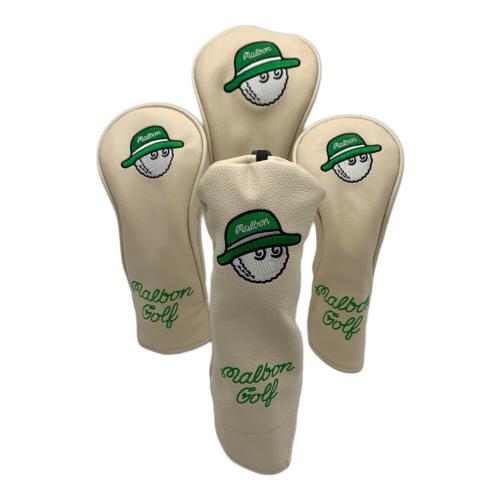 MALBON GOLF (マルボンゴルフ) ヘッドカバーセット ベージュ
