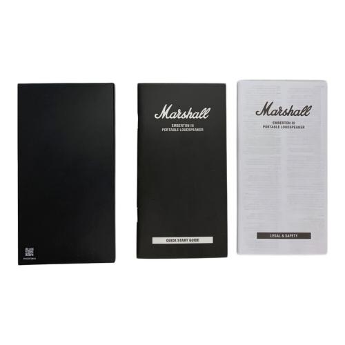 Marshall (マーシャル) Bluetooth対応スピーカー EMBERTON Ⅲ