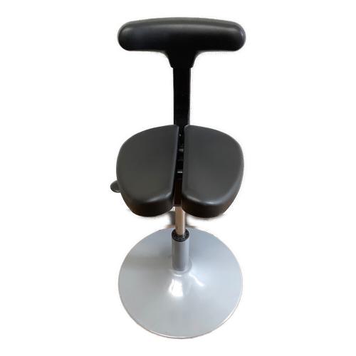 ayur chair (アーユルチェアー) イス 丸ベースタイプ 座面裏割れ有 ブラック