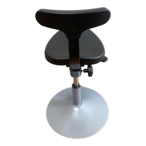 ayur chair (アーユルチェアー) イス 丸ベースタイプ 座面裏割れ有 ブラック