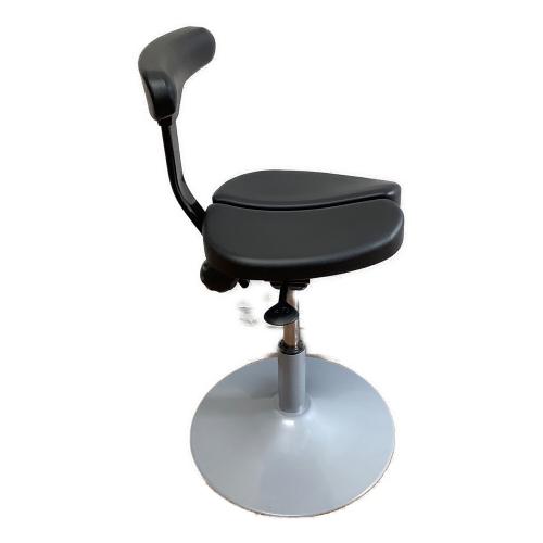 ayur chair (アーユルチェアー) イス 丸ベースタイプ 座面裏割れ有 ブラック
