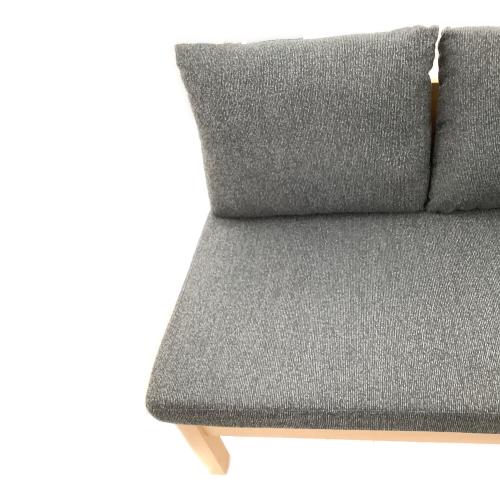 シギヤマ家具 (シギヤマカグ) 2人掛けソファー FAM120 グレー×ブラウン
