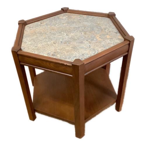 ACME Furniture (アクメファニチャー) サイドテーブル 10 ブラウン BROOKS HEXAGON TABLE