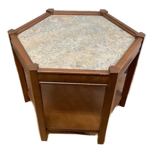 ACME Furniture (アクメファニチャー) サイドテーブル 10 ブラウン BROOKS HEXAGON TABLE