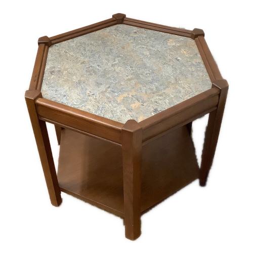 ACME Furniture (アクメファニチャー) サイドテーブル 10 ブラウン BROOKS HEXAGON TABLE