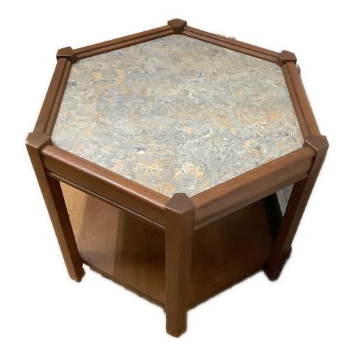 ACME Furniture (アクメファニチャー) サイドテーブル 10 ブラウン BROOKS HEXAGON TABLE