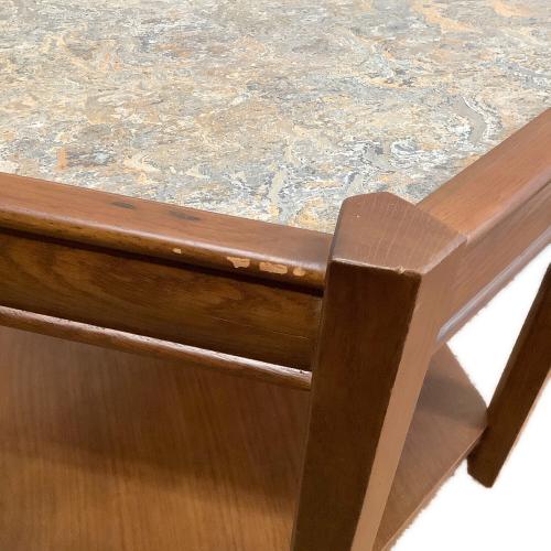 ACME Furniture (アクメファニチャー) サイドテーブル 10 ブラウン BROOKS HEXAGON TABLE