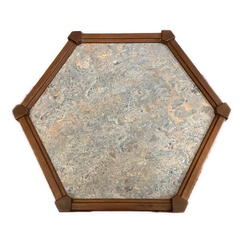 ACME Furniture (アクメファニチャー) サイドテーブル 10 ブラウン BROOKS HEXAGON TABLE