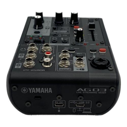 YAMAHA (ヤマハ) ライブストリーミングミキサー AG03MK2