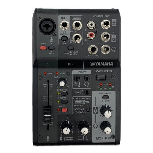 YAMAHA (ヤマハ) ライブストリーミングミキサー AG03MK2