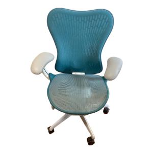 Herman Miller (ハーマンミラー) ワークチェアー 216 ブルー×アイボリー Mirra 2 Chair
