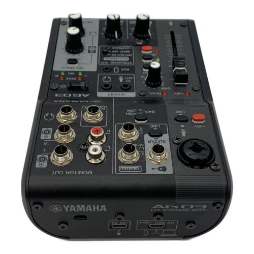 YAMAHA (ヤマハ) オーディオインターフェース AG03 MK2