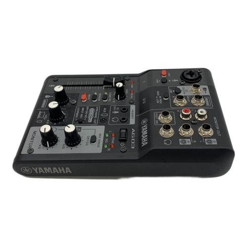 YAMAHA (ヤマハ) オーディオインターフェース AG03 MK2