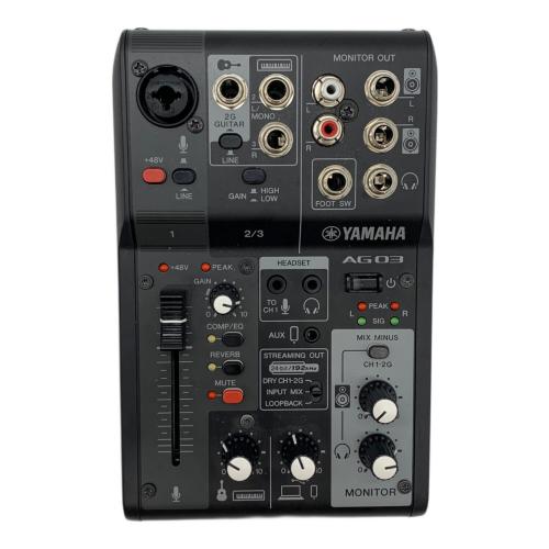 YAMAHA (ヤマハ) オーディオインターフェース AG03 MK2