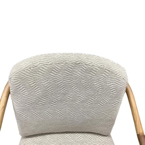 日進木工 (ニッシンモッコウ) 1人掛けソファー WHITE WOOD