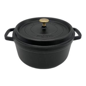 Staub (ストウブ) 両手鍋 24cm ブラック