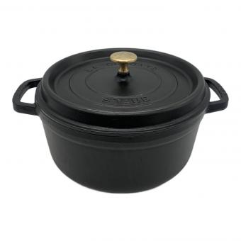Staub (ストウブ) 両手鍋 24cm ブラック