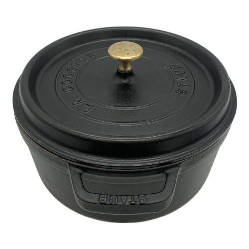 Staub (ストウブ) 両手鍋 24cm ブラック