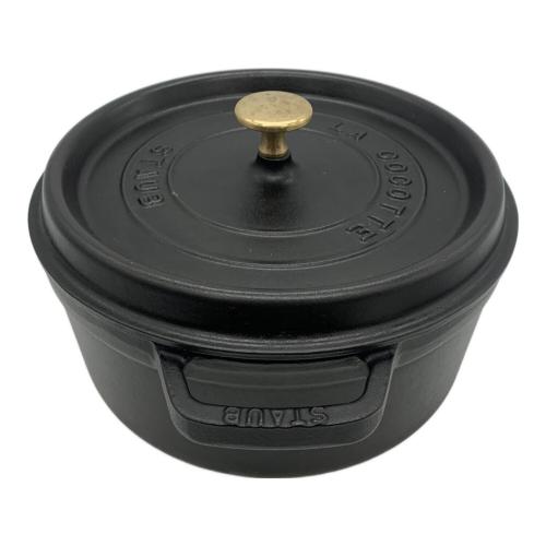 Staub (ストウブ) 両手鍋 24cm ブラック