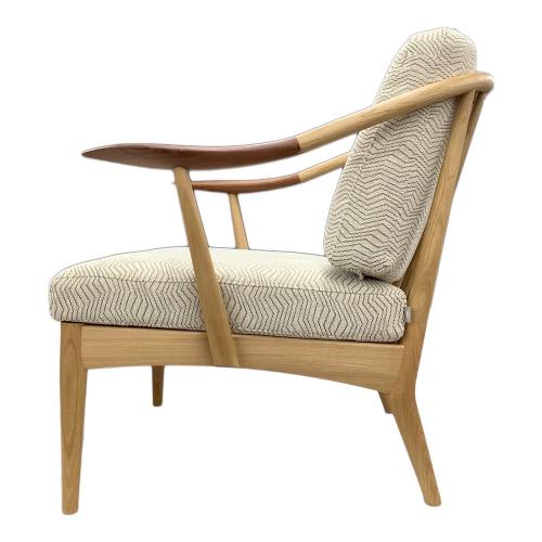 日進木工 (ニッシンモッコウ) 1人掛けソファー WHITE WOOD