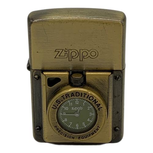 ZIPPO (ジッポ) オイルライター 1996年製 U.S. TRADITIONAL 時計