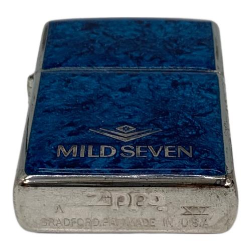 ZIPPO (ジッポ) オイルライター 1999年製 MILD SEVEN ブルー