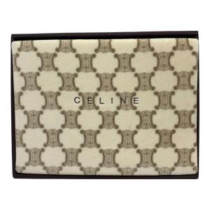 CELINE (セリーヌ) 綿毛布 マカダム柄 ※保管ヨゴレ有