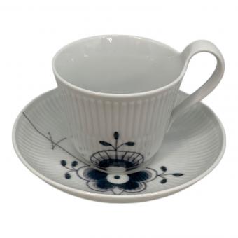 ROYAL COPENHAGEN (ロイヤル・コペンハーゲン) カップ&ソーサー ブラックフルーテッド・メガ