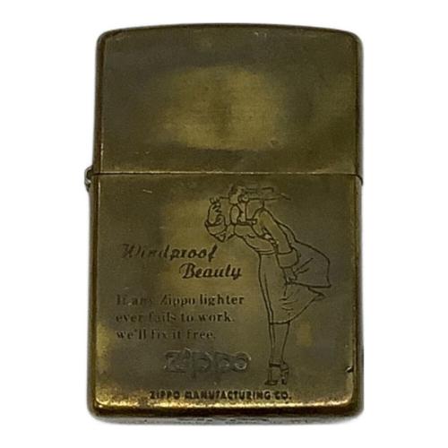 ZIPPO (ジッポ) オイルライター 1998年製 Windproof Beaut/ゴールド