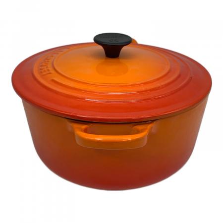 LE CREUSET (ルクルーゼ) 両手鍋 SIZE 22cm｜トレファクONLINE