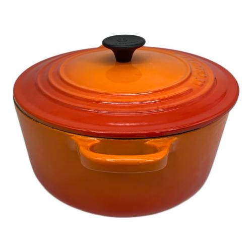 LE CREUSET (ルクルーゼ) 両手鍋 SIZE 22cm
